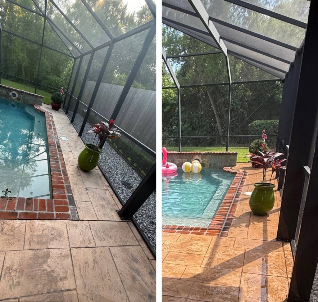 Concrete cleaning